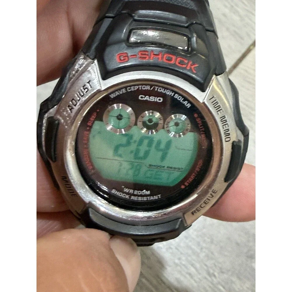 Casio G-Shock GW-300A Tough Solar Wave Ceptor Atomic 46mm Black Digital Watch